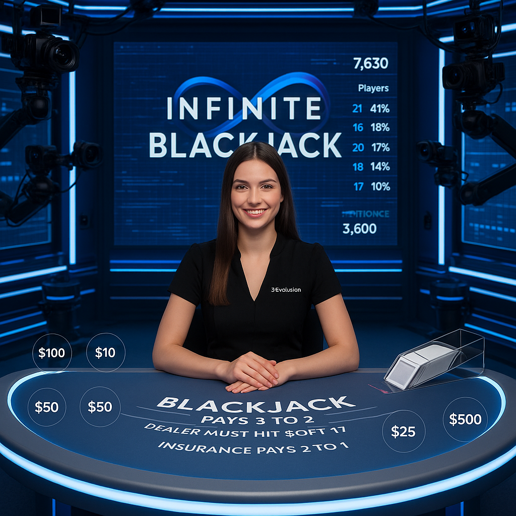Slottio - Live Blackjack - Evolution Gaming