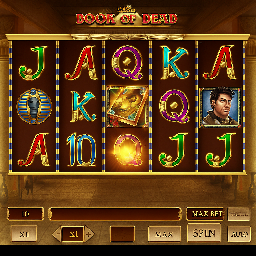 Slottio - Book of Dead Slot - Play'n GO Game