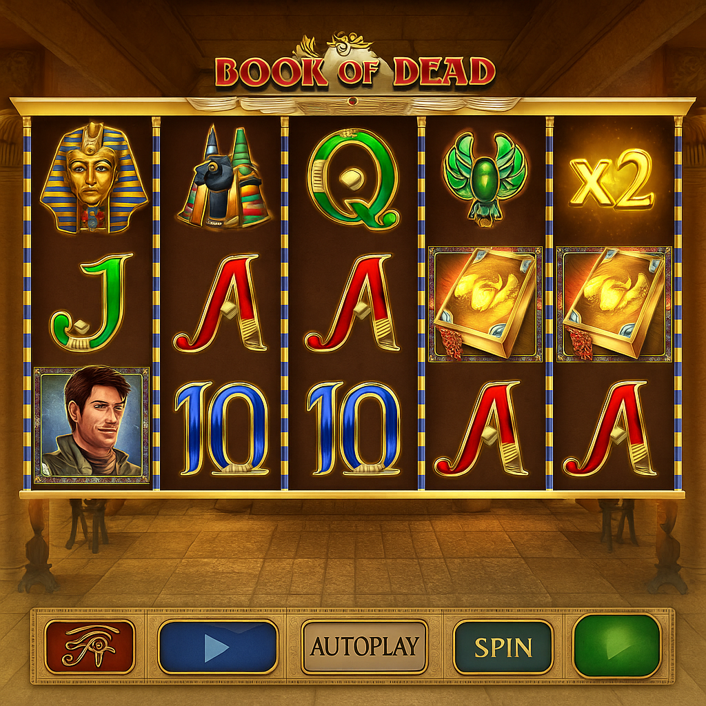 Slottio - Book of Dead Slot Game - Égypte Antique