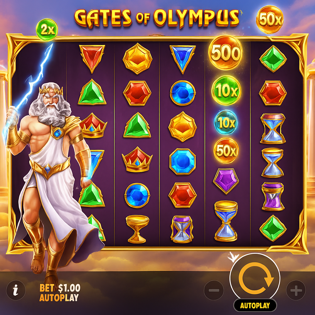 Slottio - Gates of Olympus Slot Game - Mythologie Grecque
