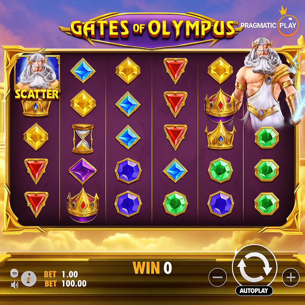 Slottio - Gates of Olympus Slot - Pragmatic Play Game