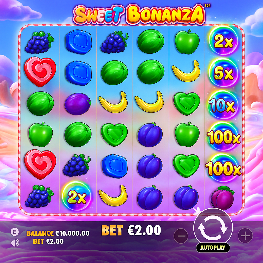 Slottio - Sweet Bonanza Slot - Pragmatic Play Game